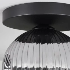 hofstein Ripoll Plafonnier, Boule lumineuse Fumé, 1 lumière