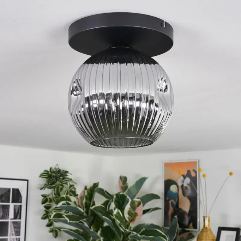 hofstein Ripoll Plafonnier, Boule lumineuse Fumé, 1 lumière