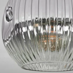 hofstein Ripoll Plafonnier, Boule lumineuse Clair, Fumé, 1 lumière