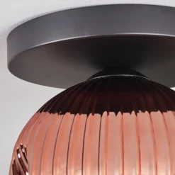 Lampes À Boules-hofstein Ripoll Plafonnier, Boule lumineuse Cuivré, 1 lumière