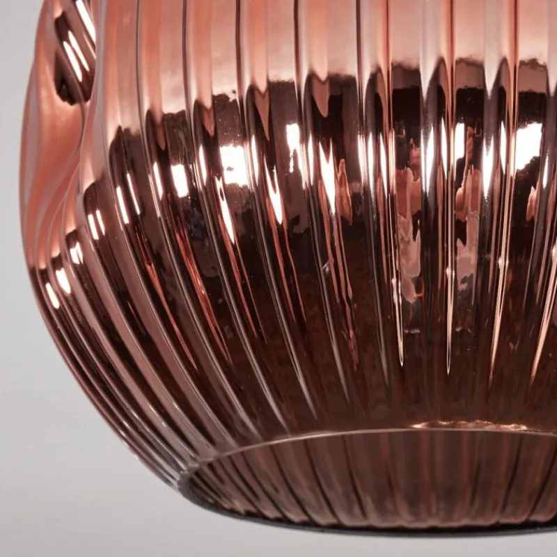 Lampes À Boules-hofstein Ripoll Plafonnier, Boule lumineuse Cuivré, 1 lumière