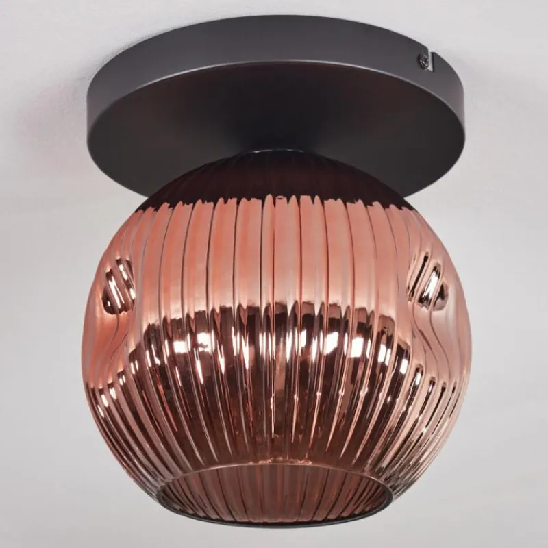 Lampes À Boules-hofstein Ripoll Plafonnier, Boule lumineuse Cuivré, 1 lumière