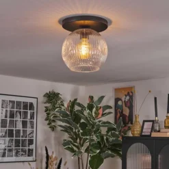 hofstein Ripoll Plafonnier, Boule lumineuse Clair, 1 lumière