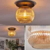 hofstein Ripoll Plafonnier, Boule lumineuse Ambre, 1 lumière