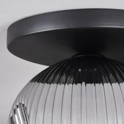 hofstein Ripoll Plafonnier, Boule lumineuse Fumé, 1 lumière