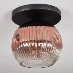 hofstein Ripoll Plafonnier, Boule lumineuse Clair, Cuivré, 1 lumière