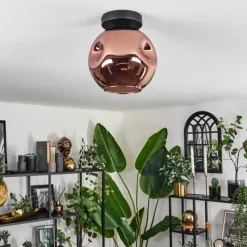 hofstein Ripoll Plafonnier Cuivré, 1 lumière