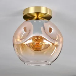 hofstein Ripoll Plafonnier Or, Noir, 1 lumière