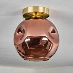 hofstein Ripoll Plafonnier Or, Noir, 1 lumière