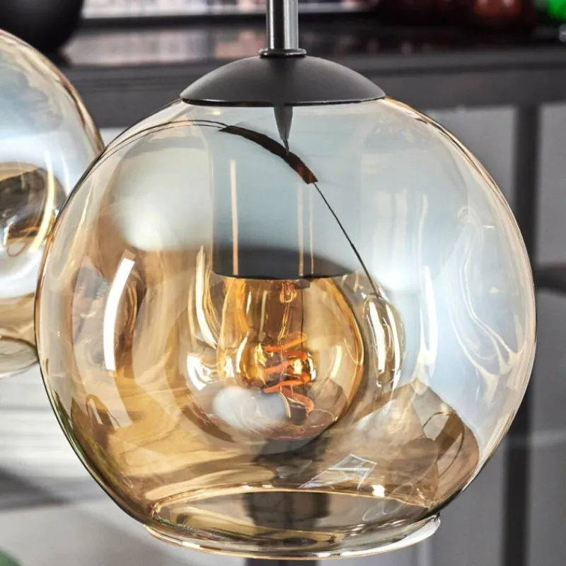 hofstein Ripoll Suspension Ambre, 4 lumières