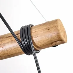 hofstein Ripoll Suspension, Boule lumineuse, Suspension Écru, Noir, 5 lumières