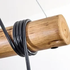 Lampes Dorées-hofstein Ripoll Suspension, Boule lumineuse, Suspension Écru, Noir, 5 lumières