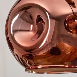 hofstein Ripoll Suspension, Boule lumineuse, Suspension Écru, Noir, 5 lumières