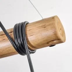 Lampes Dorées-hofstein Ripoll Suspension, Boule lumineuse, Suspension Écru, Noir, 5 lumières