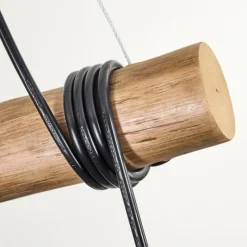 Suspension Verre Fumé-hofstein Ripoll Suspension, Boule lumineuse, Suspension Écru, Noir, 3 lumières