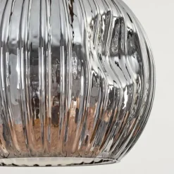 Suspension Verre Fumé-hofstein Ripoll Suspension, Boule lumineuse, Suspension Écru, Noir, 3 lumières