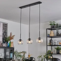 Lampes À Boules-hofstein Ripoll Suspension, Boule lumineuse, Suspension Clair, 3 lumières