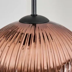 Lampes Dorées-hofstein Ripoll Suspension, Boule lumineuse, Suspension grappe Ambre, Or, Clair, Cuivré, Fumé, 4 lumières