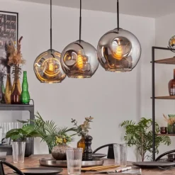 hofstein Ripoll Suspension Chrome, 3 lumières