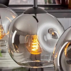 hofstein Ripoll Suspension Chrome, Clair, 3 lumières