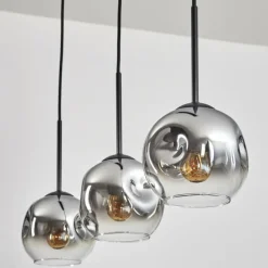 hofstein Ripoll Suspension Chrome, Clair, 3 lumières