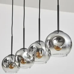 hofstein Ripoll Suspension Chrome, Clair, 4 lumières