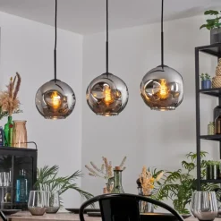 hofstein Ripoll Suspension Chrome, 3 lumières