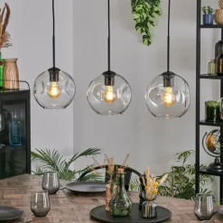 hofstein Ripoll Suspension Clair, 3 lumières