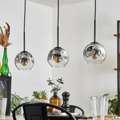 hofstein Ripoll Suspension Clair, Fumé, 3 lumières