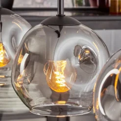 hofstein Ripoll Suspension Clair, Fumé, 3 lumières