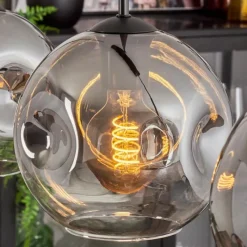 hofstein Ripoll Suspension Clair, Fumé, 3 lumières