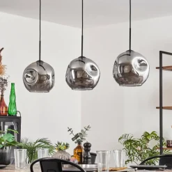 hofstein Ripoll Suspension Fumé, 3 lumières