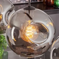 hofstein Ripoll Suspension Fumé, 3 lumières