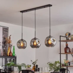 hofstein Ripoll Suspension Fumé, 3 lumières