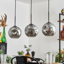 hofstein Ripoll Suspension Fumé, 3 lumières