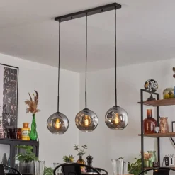 hofstein Ripoll Suspension Fumé, 3 lumières