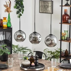 hofstein Ripoll Suspension Fumé, 3 lumières