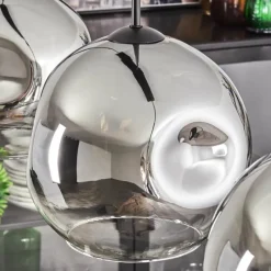 hofstein Ripoll Suspension Noir, 3 lumières