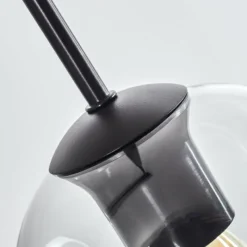 hofstein Ripoll Suspension Noir, 4 lumières