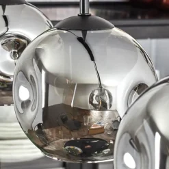 hofstein Ripoll Suspension Noir, 4 lumières