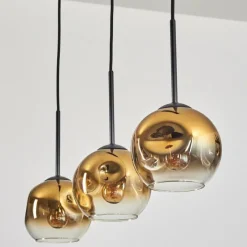 hofstein Ripoll Suspension Or, Clair, 3 lumières