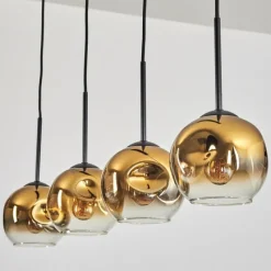 hofstein Ripoll Suspension Or, Clair, 4 lumières