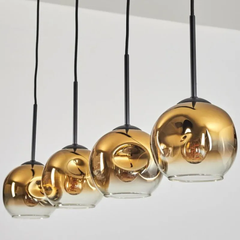 hofstein Ripoll Suspension Or, Clair, 4 lumières