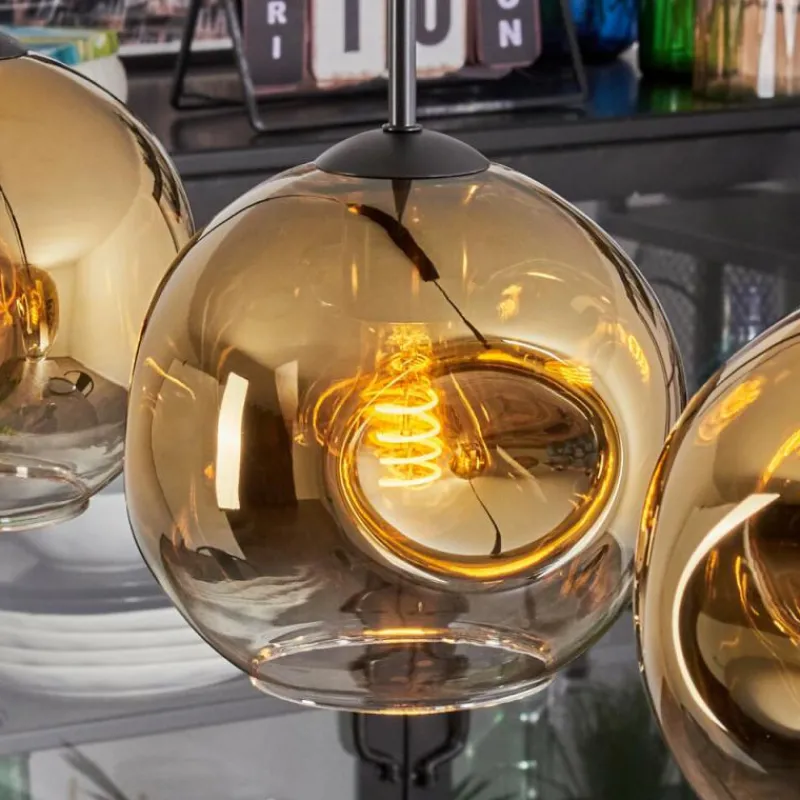 hofstein Ripoll Suspension Or, Clair, 3 lumières