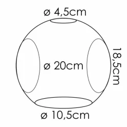 hofstein Ripoll Verre de rechange Or, Clair