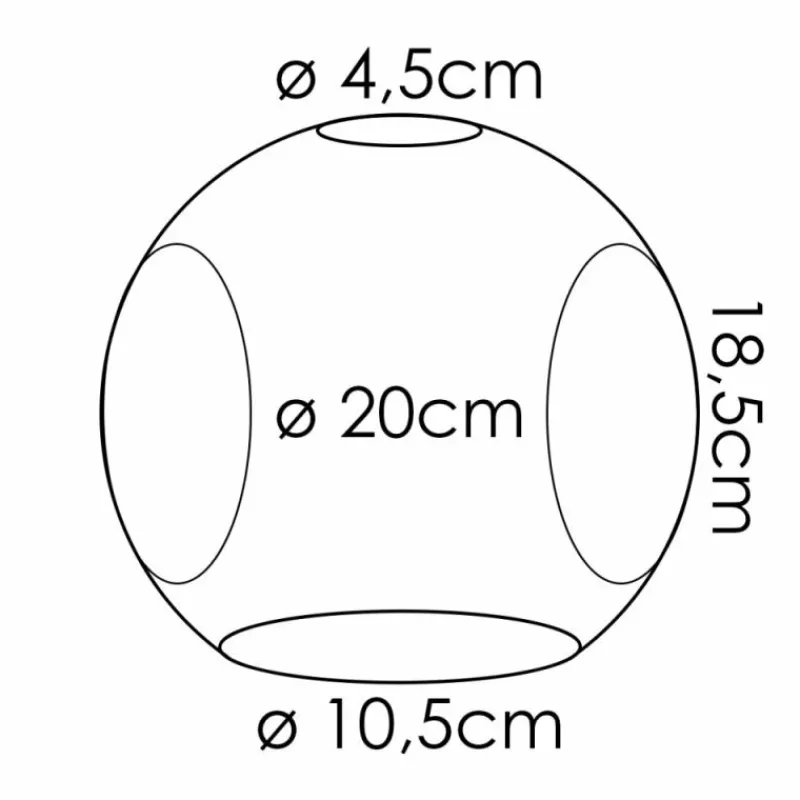 hofstein Ripoll Verre de rechange Chrome, Clair, Fumé