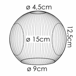 hofstein Ripoll Verre de rechange Clair, Fumé