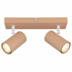 Luminaires Globo Lighting Robby Plafonnier, Spot de plafond, Applique murale, Spot mural Rose, 2 lumières* Spots Et Projecteurs