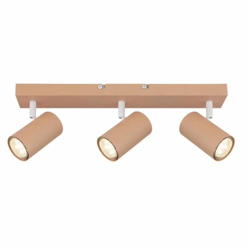 Luminaires Globo Lighting Robby Plafonnier, Spot de plafond, Applique murale, Spot mural Rose, 3 lumières* Spots Et Projecteurs