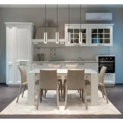 Luminaires Globo Lighting Robby Suspension Nickel mat, 4 lumières* Suspensions